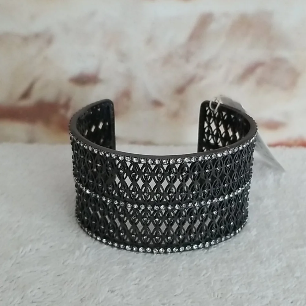 New Lucky Brand Crystal Cuff Bracelet